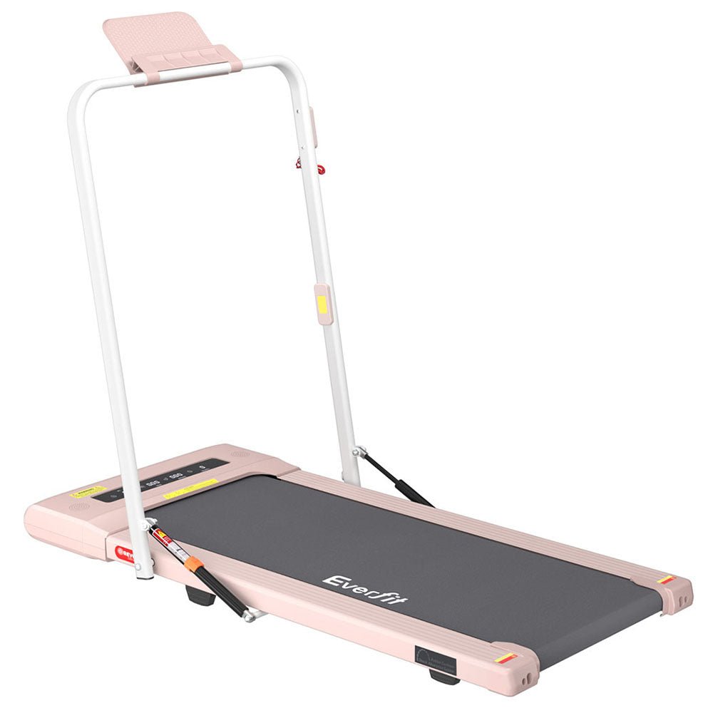 Everfit Treadmill Electric Walking Pad Under Desk Home Gym Fitness 400mm Pink - Sports & Fitness > Exercise, Gym & Fitness > Treadmills - Rivercity House & Home Co. (ABN 18 642 972 209) - Affordable Modern Furniture Australia