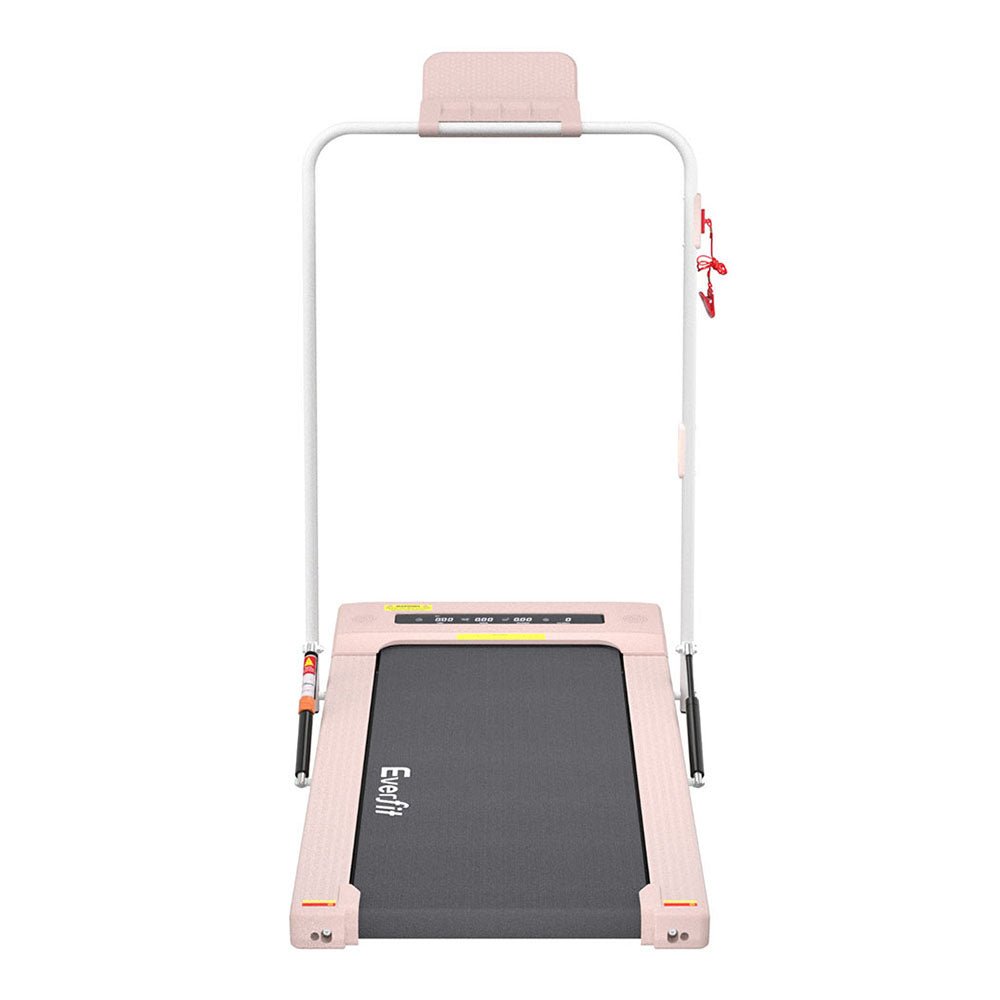 Everfit Treadmill Electric Walking Pad Under Desk Home Gym Fitness 400mm Pink - Sports & Fitness > Exercise, Gym & Fitness > Treadmills - Rivercity House & Home Co. (ABN 18 642 972 209) - Affordable Modern Furniture Australia