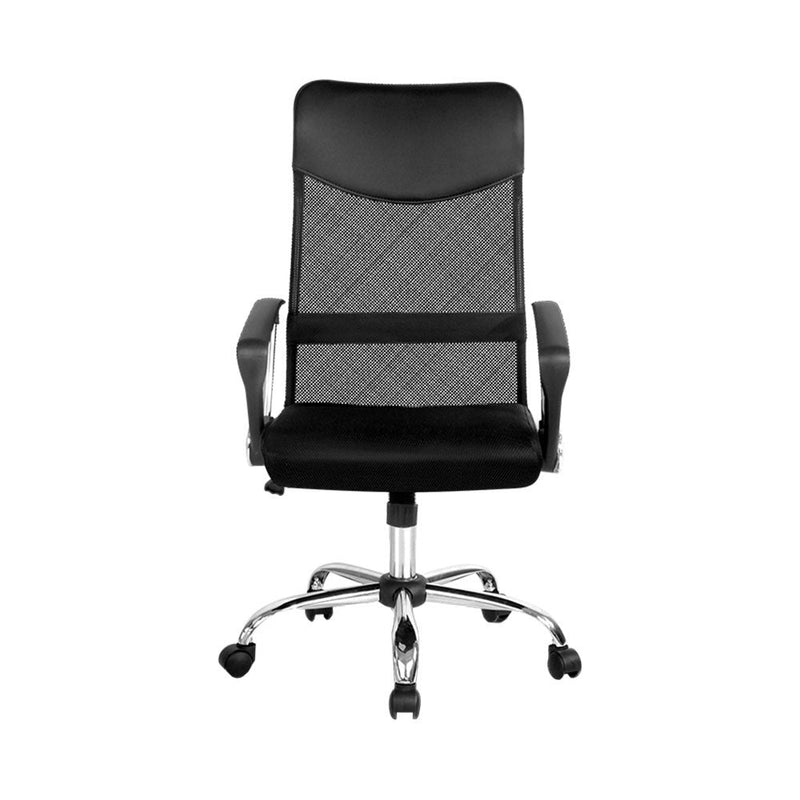 Executive High Back Office Chair (Black) - Furniture - Rivercity House & Home Co. (ABN 18 642 972 209) - Affordable Modern Furniture Australia