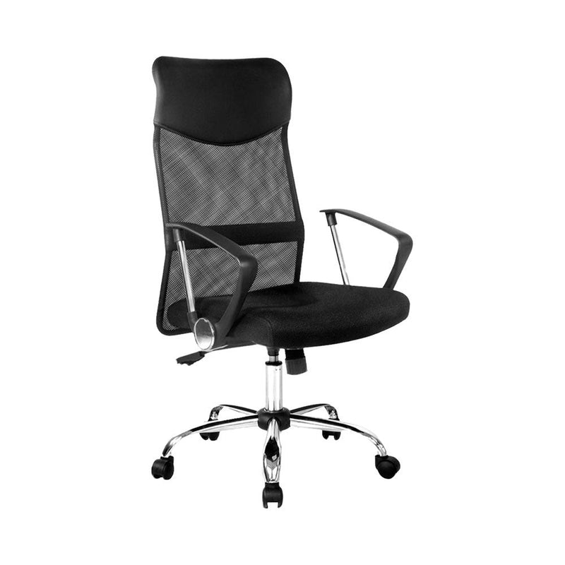 Executive High Back Office Chair (Black) - Furniture - Rivercity House & Home Co. (ABN 18 642 972 209) - Affordable Modern Furniture Australia