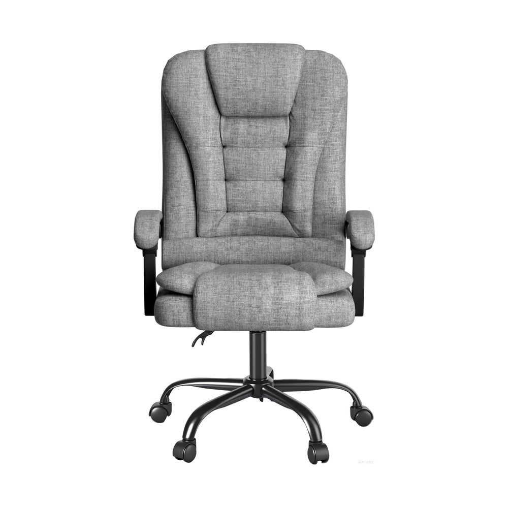 Executive Office Chair 4 - Point Massage Adjustable Ergonomic Recline Back - Furniture > Office > Office & Desk Chairs - Rivercity House & Home Co. (ABN 18 642 972 209) - Affordable Modern Furniture Australia