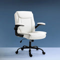 Chastine Mid Back Executive Office Chair - White