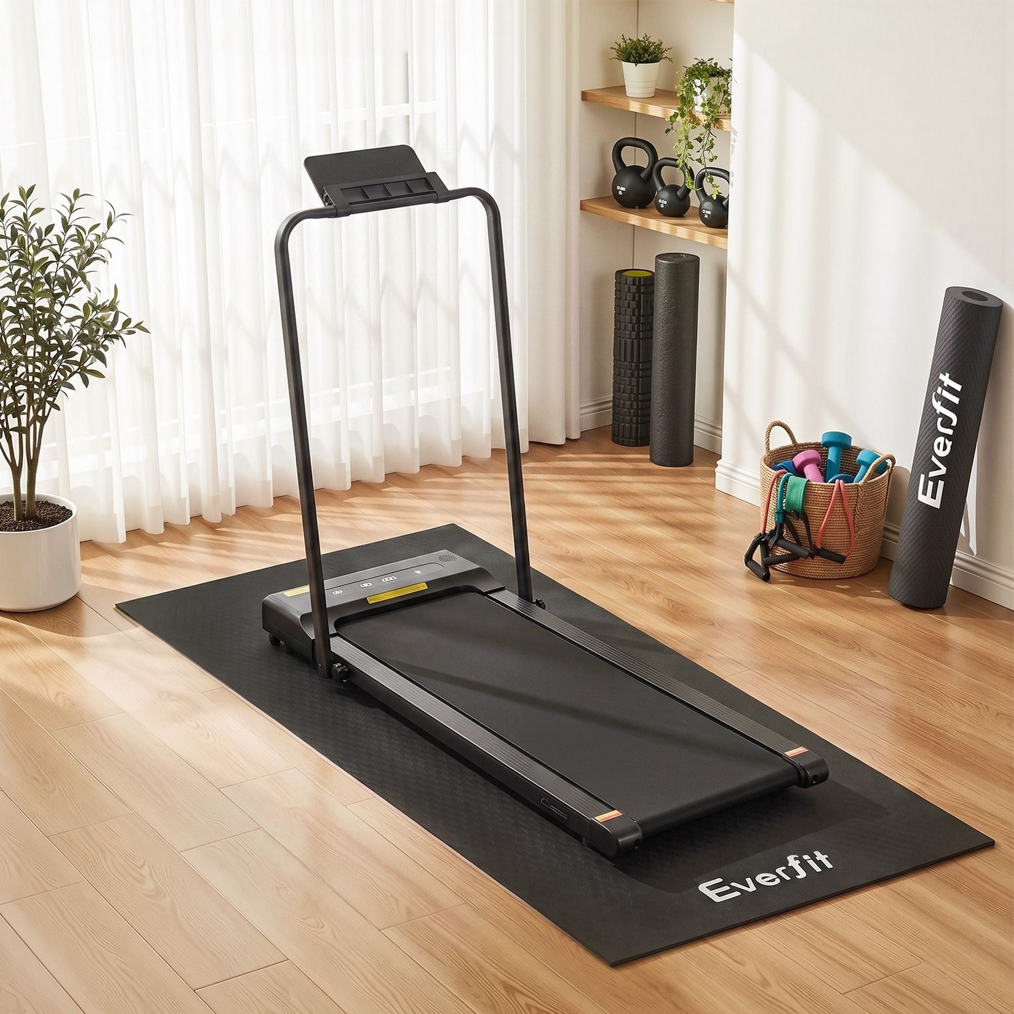 Exercise Equipment Mat Treadmill Floor Rug Home Gym Fitness Yoga 1.5M - Sports & Fitness > Exercise, Gym & Fitness > Gym Mats - Rivercity House & Home Co. (ABN 18 642 972 209) - Affordable Modern Furniture Australia