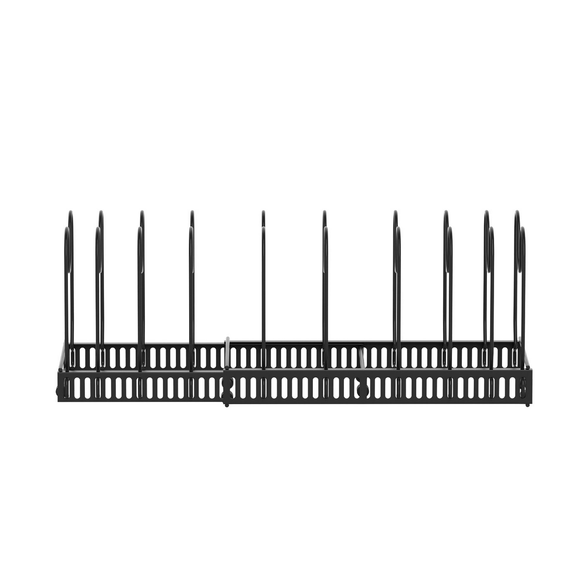 Expandable Pots and Pans Organizer Rack Cookware Holder Kitchen Cabinet Rack - Furniture > Bathroom > Bathroom Cabinets, Cupboards & Storage - Rivercity House & Home Co. (ABN 18 642 972 209) - Affordable Modern Furniture Australia