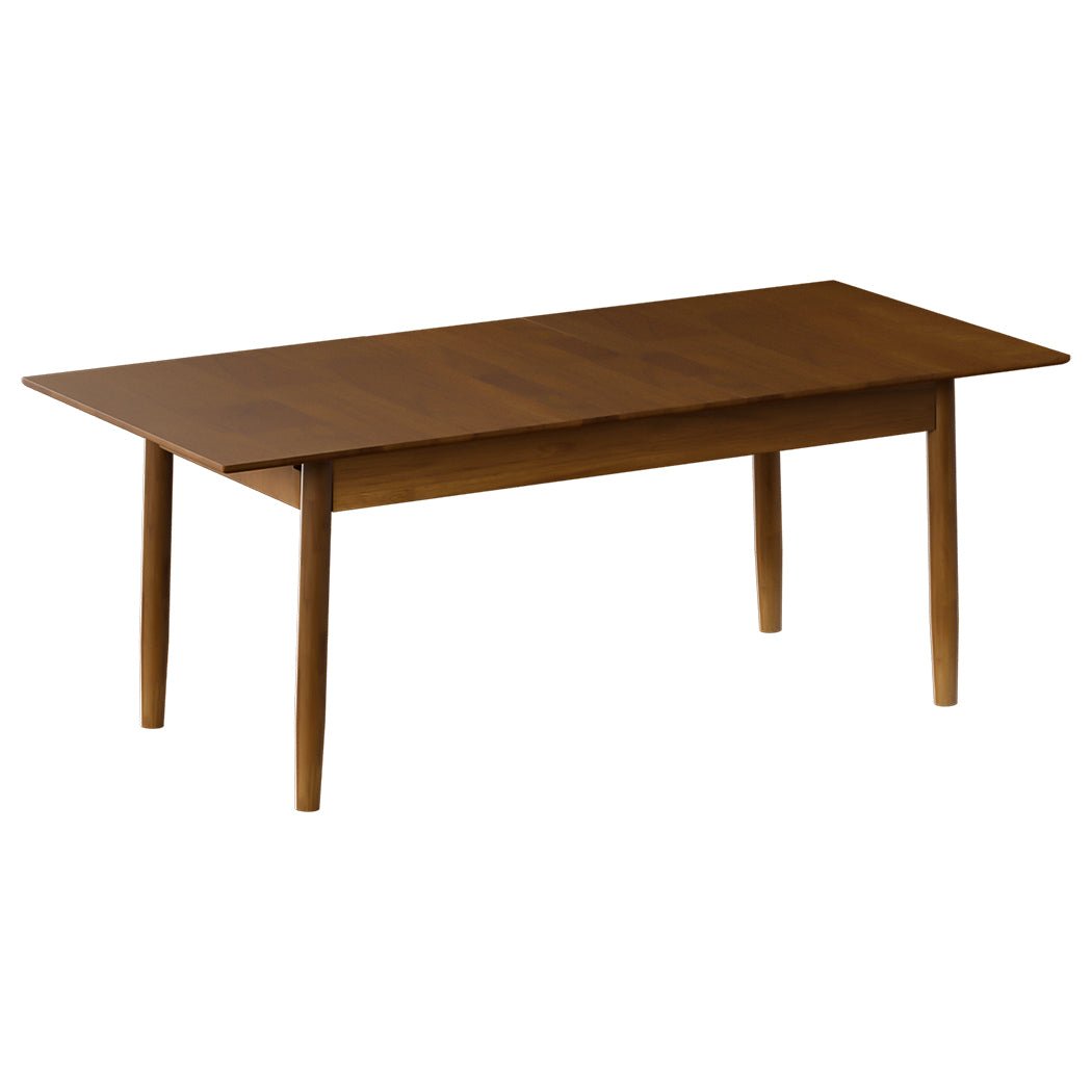Extendable Dining Table 1.6 - 2m with Butterfly Leaf - Brown - Rivercity House & Home Co. (ABN 18 642 972 209) - Affordable Modern Furniture Australia
