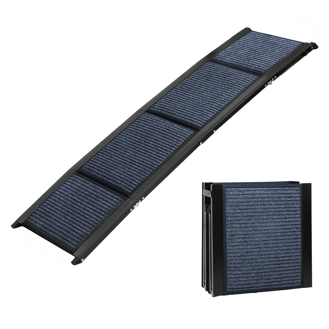 Extra - Long Foldable Dog Ramp with Anti - Slip Surface - Navy - Rivercity House & Home Co. (ABN 18 642 972 209) - Affordable Modern Furniture Australia