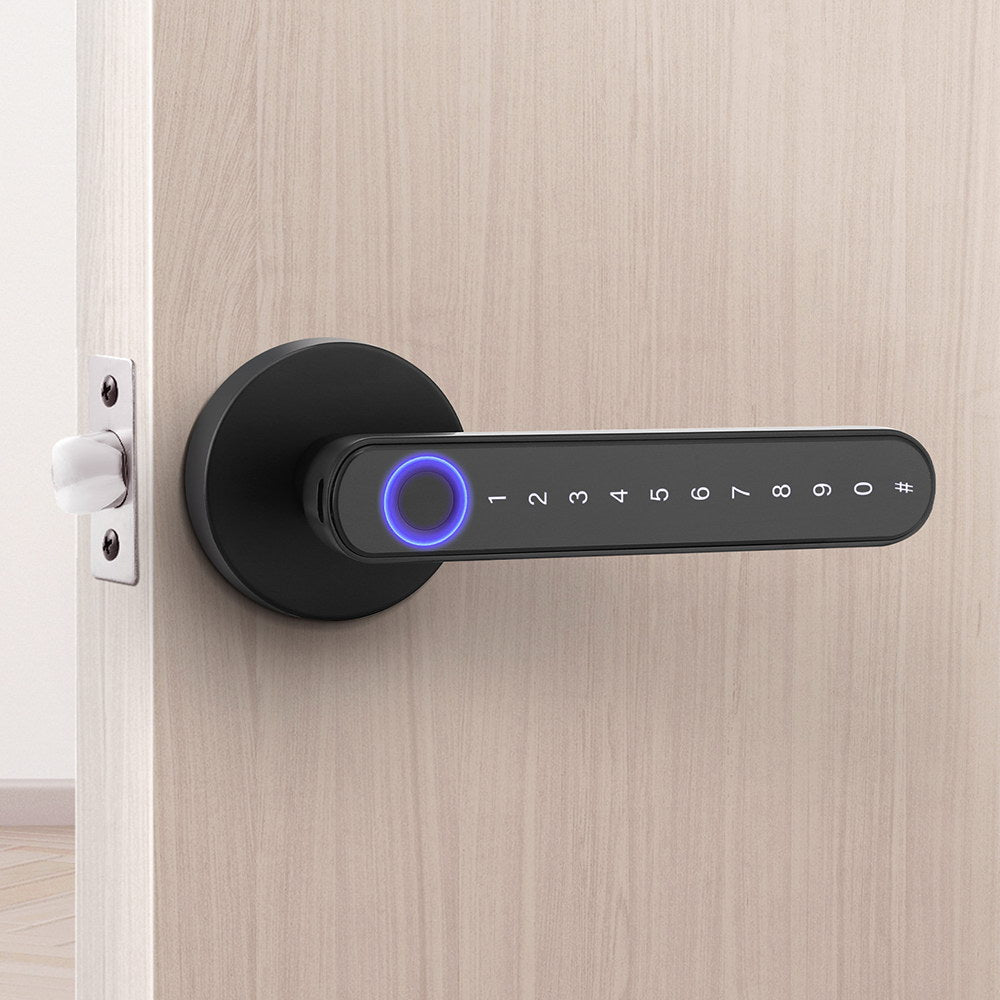 Fingerprint Door Lock Smart Electronic Handle - Home & Garden > Home & Garden Others - Rivercity House & Home Co. (ABN 18 642 972 209) - Affordable Modern Furniture Australia