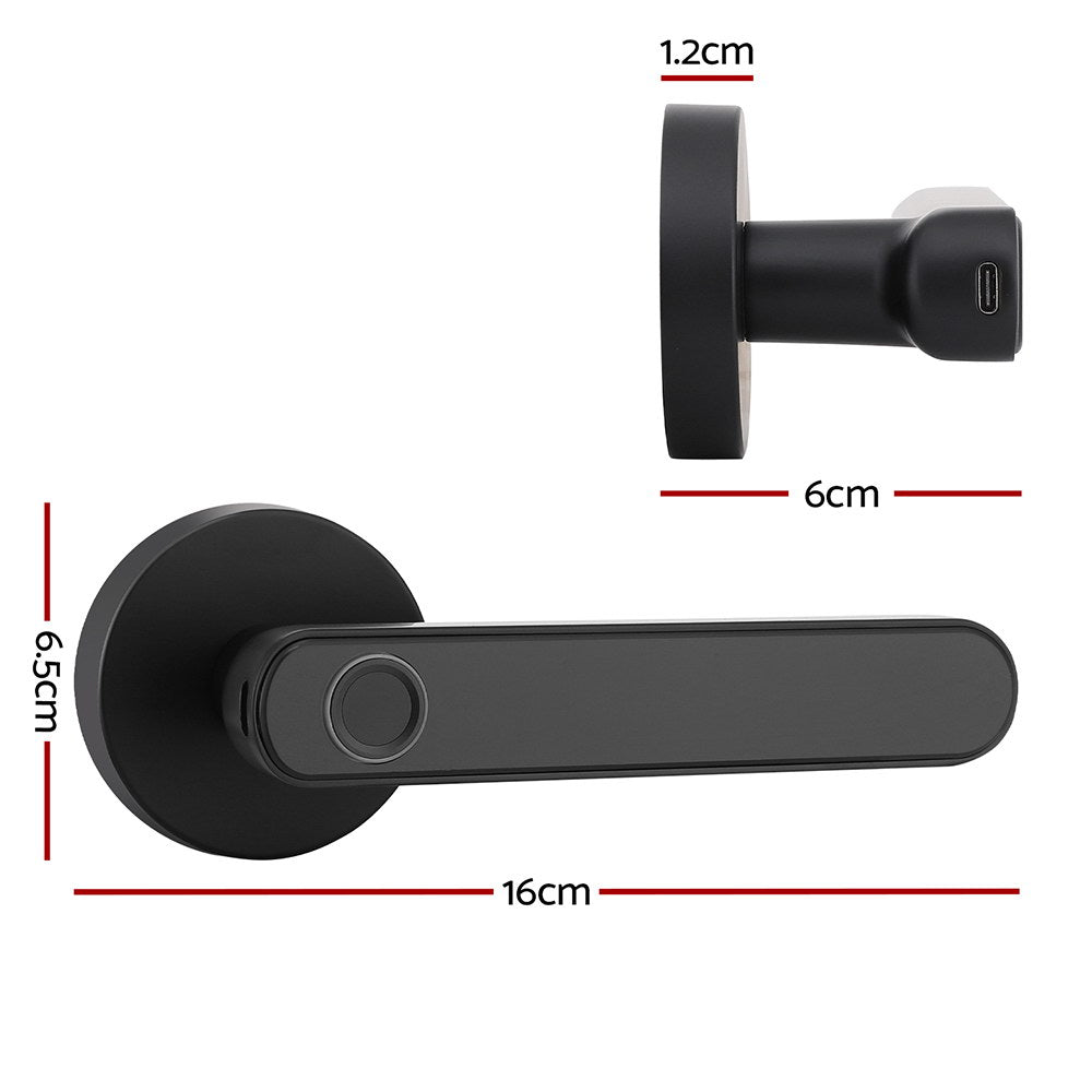 Fingerprint Door Lock Smart Electronic Handle - Home & Garden > Home & Garden Others - Rivercity House & Home Co. (ABN 18 642 972 209) - Affordable Modern Furniture Australia
