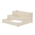 Fingers 3-Tier Wooden Raised Garden Bed Elevated Ground Vegetable Planter Box