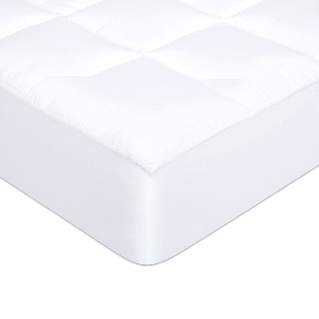 Fitted Waterproof Mattress Protector Queen - White - Rivercity House & Home Co. (ABN 18 642 972 209) - Affordable Modern Furniture Australia