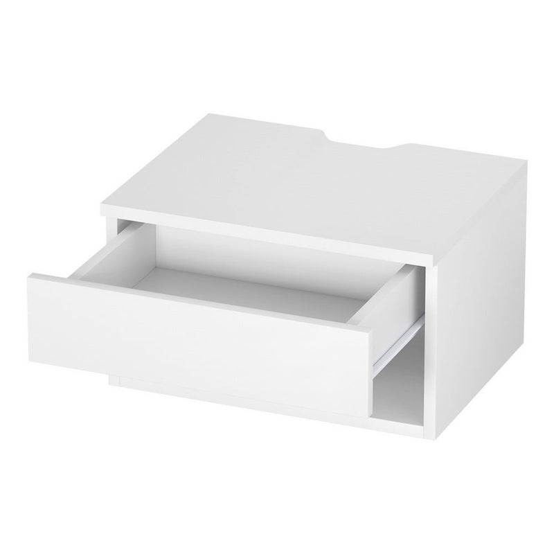 Floating Bedside Table Nightstand Drawer White - Furniture > Bedroom > Bedside Tables - Rivercity House & Home Co. (ABN 18 642 972 209) - Affordable Modern Furniture Australia