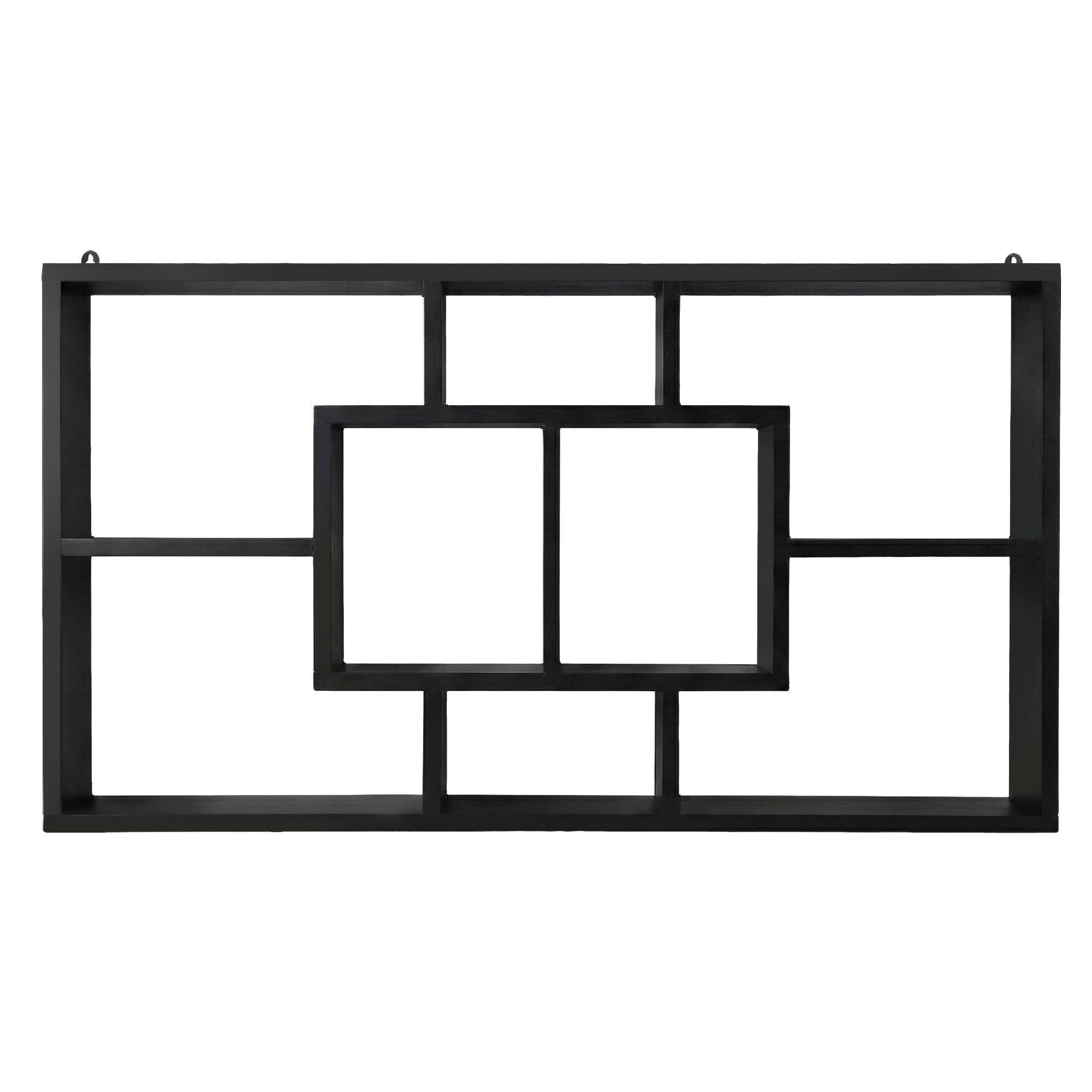 Floating Wall Shelves Bookshelf Black - Furniture > Living Room > Bookcases & Shelves - Rivercity House & Home Co. (ABN 18 642 972 209) - Affordable Modern Furniture Australia