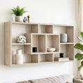 Floating Wall Bookshelf Shelf 85cm x 16cm x 48cm - Wood