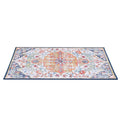 Large 120x170cm Washable Geometric Floor Rug with Anti-Slip Backing - Multicolor