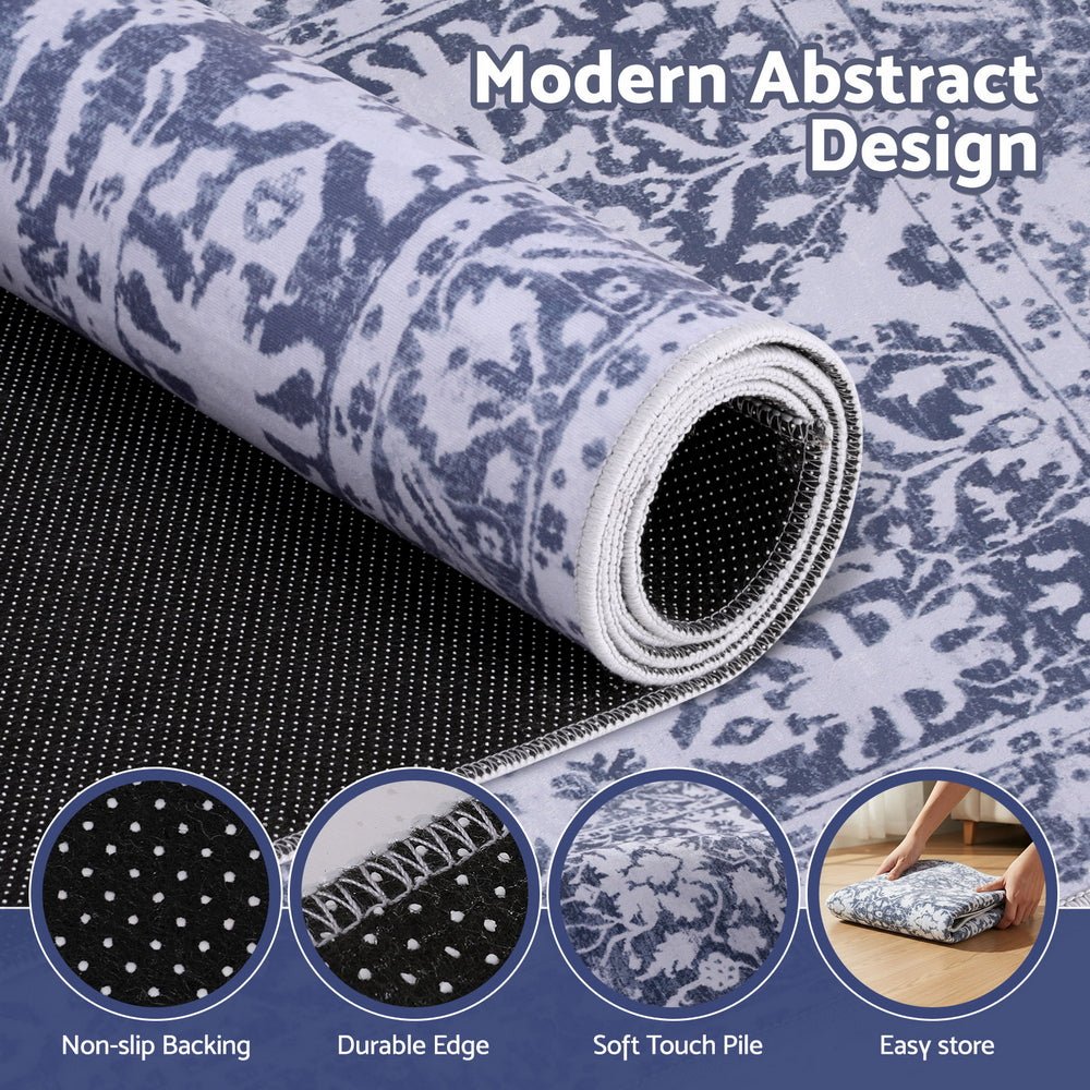 Floor Rug 120x170cm Soft Velvet Washable Modern Area Rug Floor Carpet Mat - Home & Garden > Rugs > Floor Rugs - Rivercity House & Home Co. (ABN 18 642 972 209) - Affordable Modern Furniture Australia