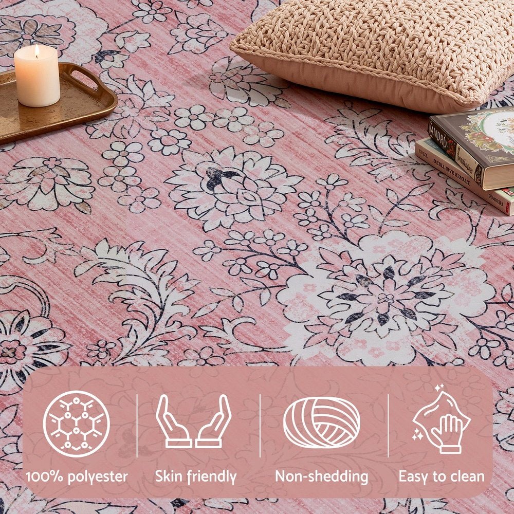Floor Rug 160X230cm Large Washable Area Rug Vintage Living Room Carpet - Home & Garden > Rugs > Floor Rugs - Rivercity House & Home Co. (ABN 18 642 972 209) - Affordable Modern Furniture Australia