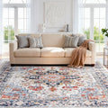 Large 160x230cm Washable Floor Rug with Anti-Slip Backing - Multicoloured