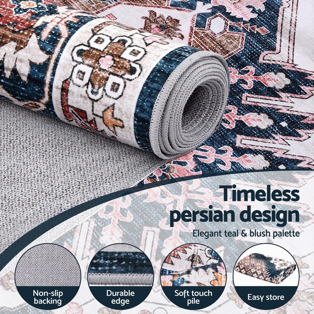 Floor Rug 160X230cm Large Washable Persian Area Rug Living Room Carpet - Home & Garden > Rugs > Floor Rugs - Rivercity House & Home Co. (ABN 18 642 972 209) - Affordable Modern Furniture Australia