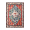 Large Washable 240x340cm Floor Rug with Geometric Design - Modern