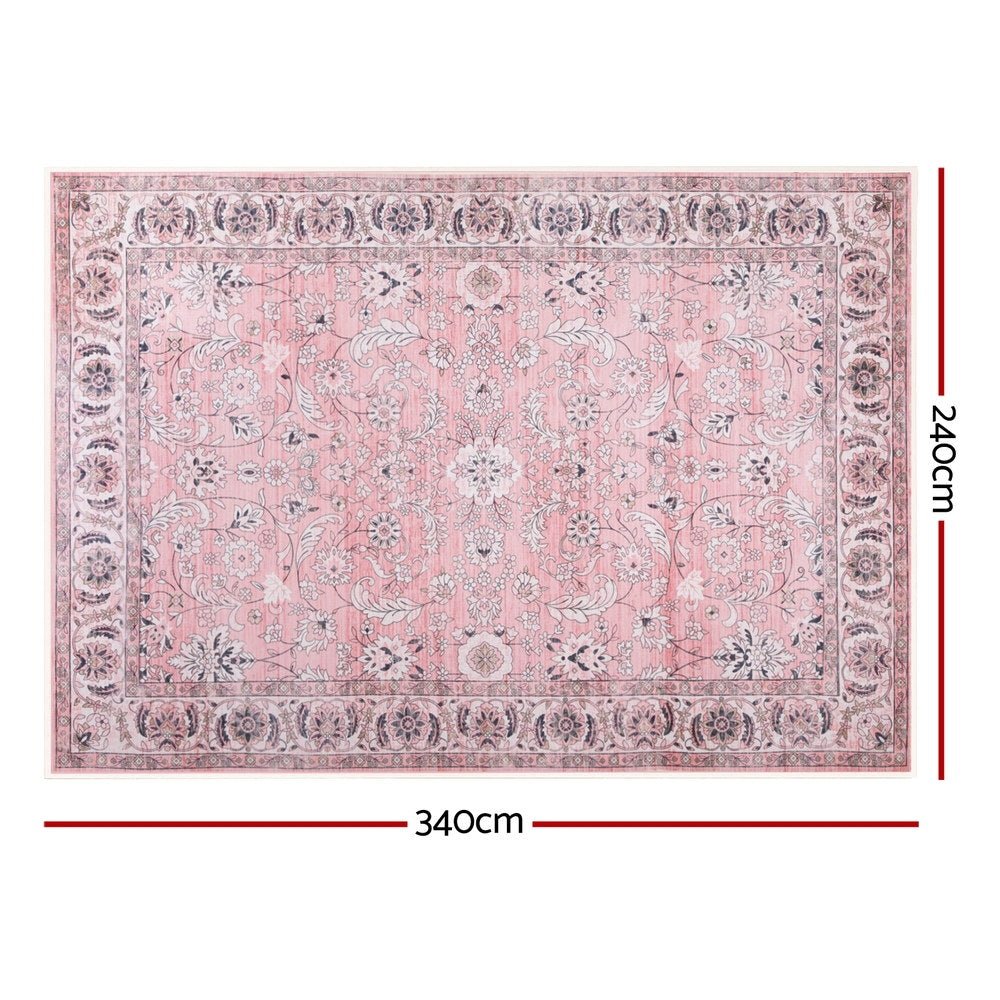 Floor Rug 240X340cm Large Washable Area Rug Vintage Living Room Carpet - Home & Garden > Rugs > Floor Rugs - Rivercity House & Home Co. (ABN 18 642 972 209) - Affordable Modern Furniture Australia