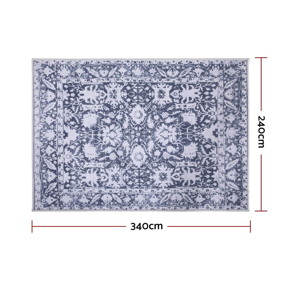 Floor Rug 240X340cm Soft Velvet Washable Modern Area Rug Floor Carpet Mat - Home & Garden > Rugs > Floor Rugs - Rivercity House & Home Co. (ABN 18 642 972 209) - Affordable Modern Furniture Australia
