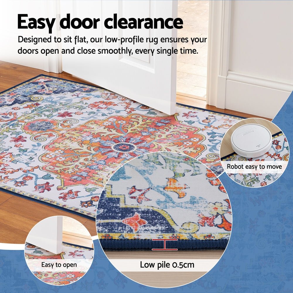 Floor Rug 50X80 Doormat Carpet Short Pile Non - Slip Entryway Mat Bohemian - Home & Garden > Rugs > Floor Rugs - Rivercity House & Home Co. (ABN 18 642 972 209) - Affordable Modern Furniture Australia