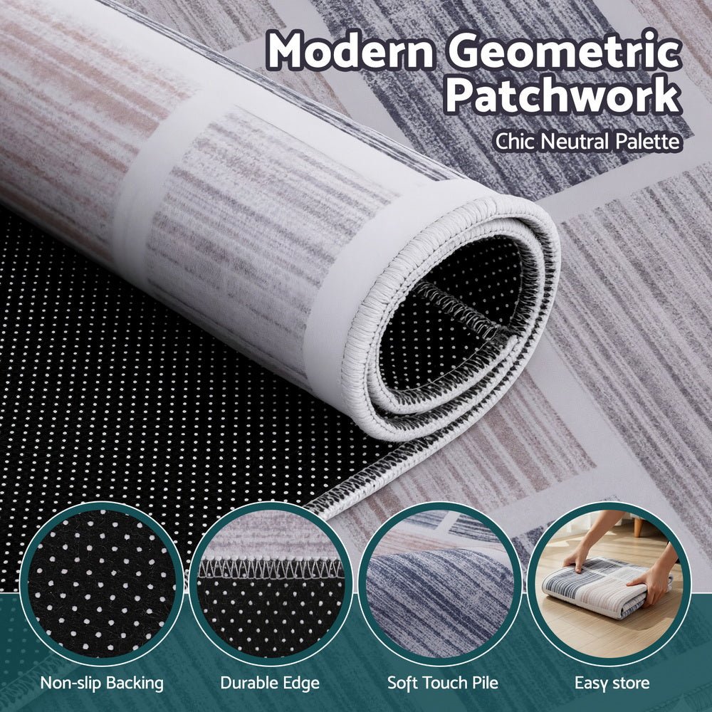 Floor Rug 50X80cm Doormat Soft Velvet Non - Slip Bath Mat Small Modern - Home & Garden > Rugs > Floor Rugs - Rivercity House & Home Co. (ABN 18 642 972 209) - Affordable Modern Furniture Australia