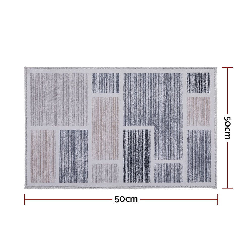 Floor Rug 50X80cm Doormat Soft Velvet Non - Slip Bath Mat Small Modern - Home & Garden > Rugs > Floor Rugs - Rivercity House & Home Co. (ABN 18 642 972 209) - Affordable Modern Furniture Australia