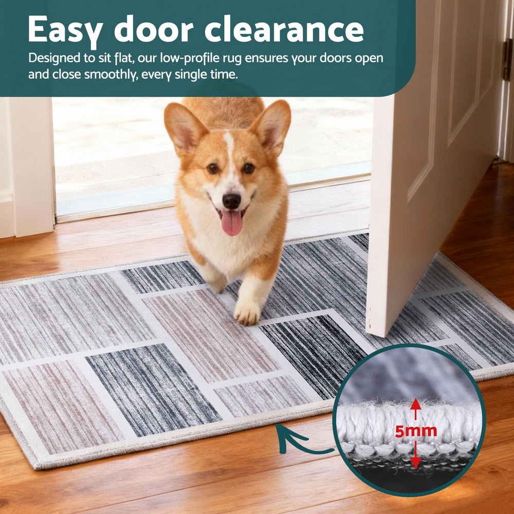 Floor Rug 50X80cm Doormat Soft Velvet Non - Slip Bath Mat Small Modern - Home & Garden > Rugs > Floor Rugs - Rivercity House & Home Co. (ABN 18 642 972 209) - Affordable Modern Furniture Australia