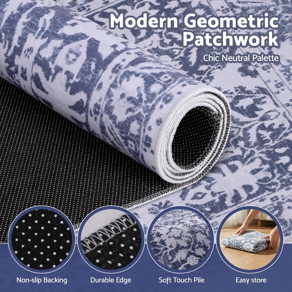 Floor Rug 50X80cm Doormat Soft Velvet Non - Slip Bath Mat Small Rug Modern - Home & Garden > Rugs > Door Mats - Rivercity House & Home Co. (ABN 18 642 972 209) - Affordable Modern Furniture Australia