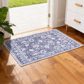 Soft Velvet Non-Slip Floor Rug 50x80cm Bath Mat Doormat Modern - Neutral