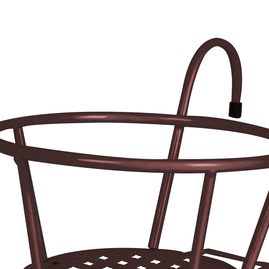 Flower Holder Plant Stand Steel Durable Hook - On Pot Rack - Bronze - Rivercity House & Home Co. (ABN 18 642 972 209) - Affordable Modern Furniture Australia