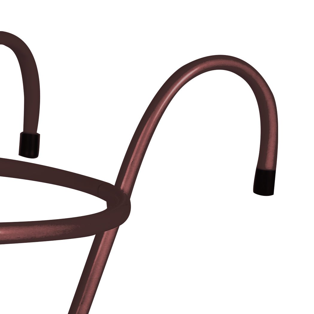 Flower Holder Plant Stand Steel Durable Hook - On Pot Rack - Bronze - Rivercity House & Home Co. (ABN 18 642 972 209) - Affordable Modern Furniture Australia