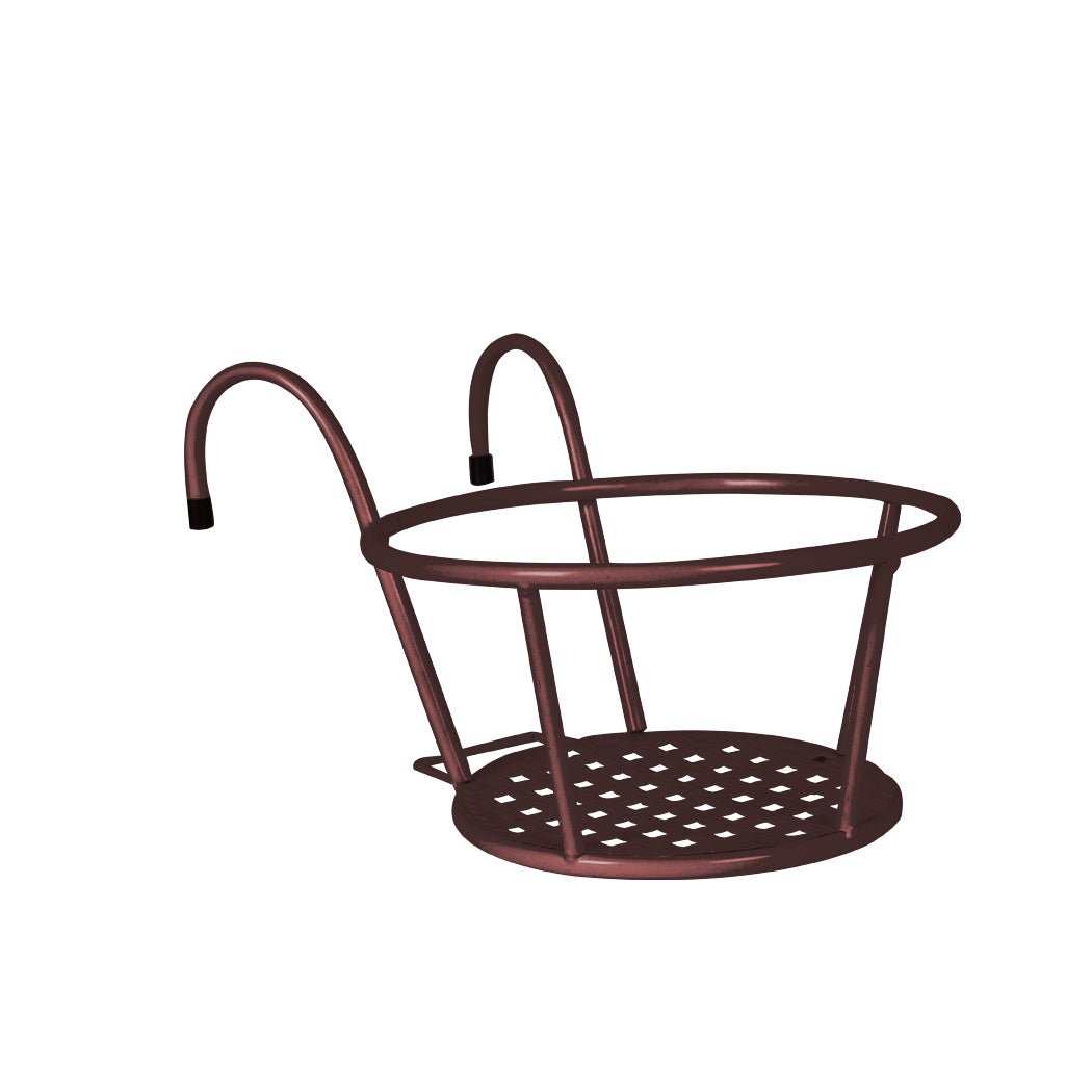 Flower Holder Plant Stand Steel Durable Hook - On Pot Rack - Bronze - Rivercity House & Home Co. (ABN 18 642 972 209) - Affordable Modern Furniture Australia