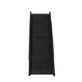 Foldable Dog Ramp for Car and SUV Travel Stairs - Grey Black