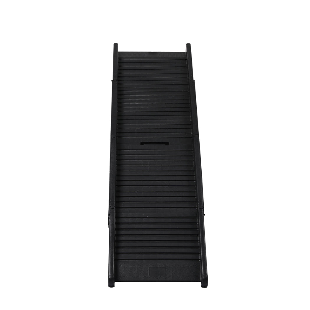 Foldable Dog Ramp for Car and SUV Travel Stairs - Grey Black - Rivercity House & Home Co. (ABN 18 642 972 209) - Affordable Modern Furniture Australia