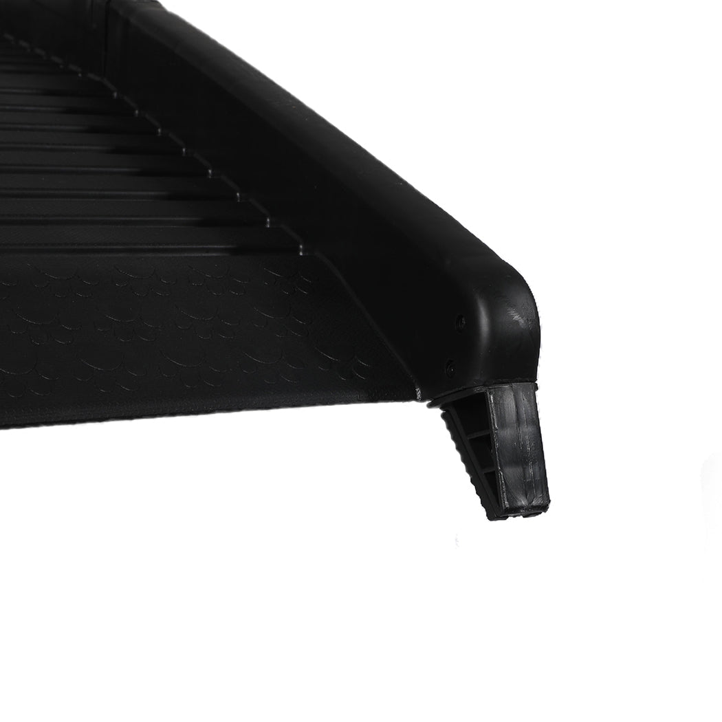 Foldable Dog Ramp for Car and SUV Travel Stairs - Grey Black - Rivercity House & Home Co. (ABN 18 642 972 209) - Affordable Modern Furniture Australia