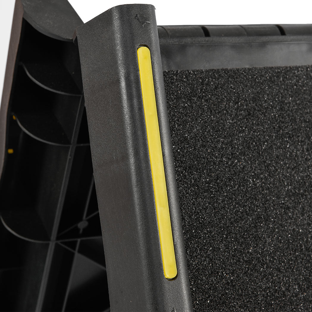 Foldable Dog Ramp for Car & SUV Travel Stair - Black - Rivercity House & Home Co. (ABN 18 642 972 209) - Affordable Modern Furniture Australia