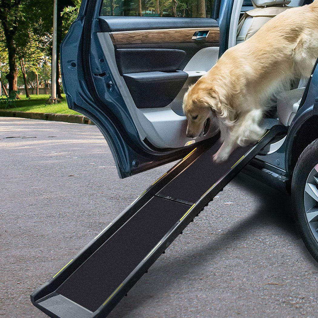 Foldable Dog Ramp for Car & SUV Travel Stair - Black - Rivercity House & Home Co. (ABN 18 642 972 209) - Affordable Modern Furniture Australia
