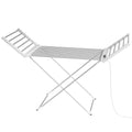 Foldable Electric Heated Towel Rail Rack with 24H Timer