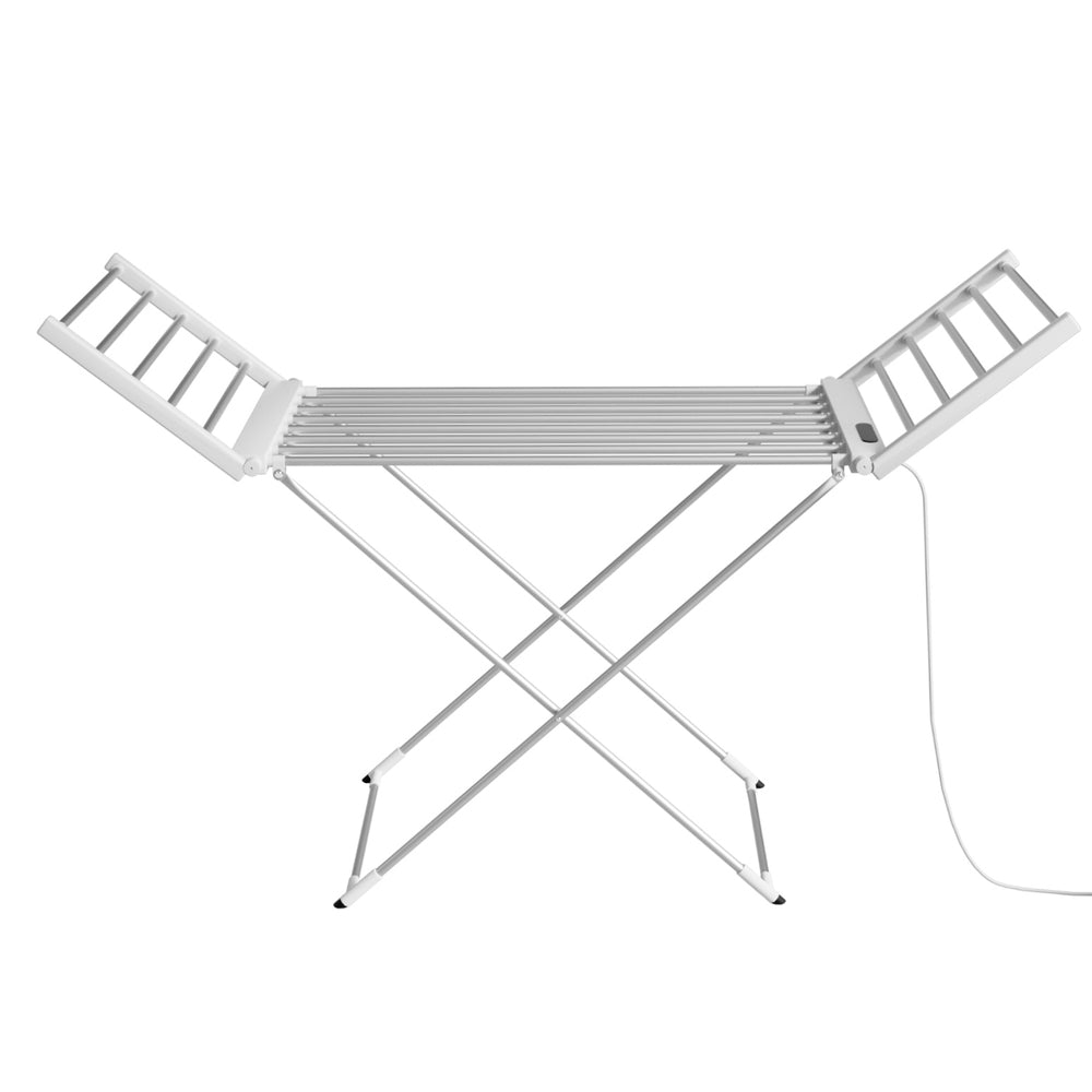 Foldable Electric Heated Towel Rail Rack with 24H Timer - Home & Garden > Laundry & Cleaning > Drying Racks & Hangers - Rivercity House & Home Co. (ABN 18 642 972 209) - Affordable Modern Furniture Australia