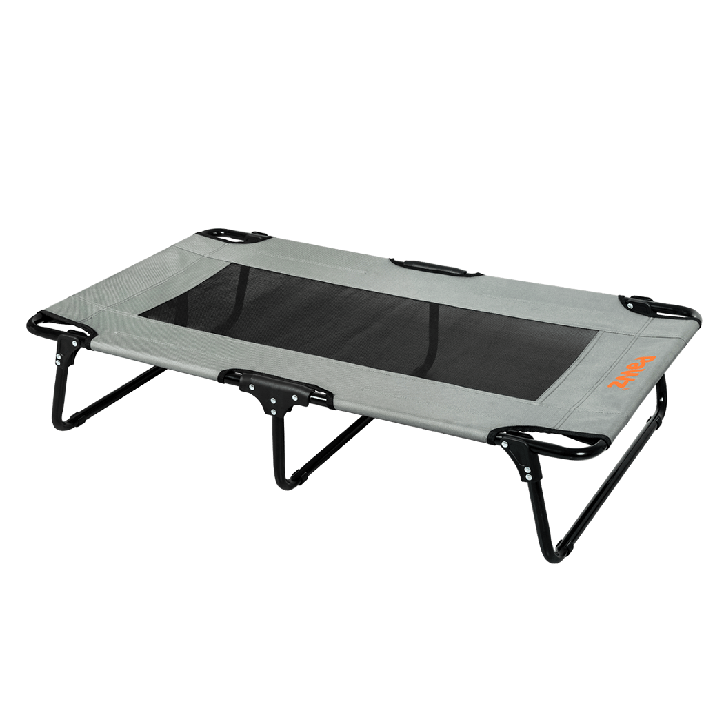 Foldable Elevated Dog Bed Medium Size - Grey - Rivercity House & Home Co. (ABN 18 642 972 209) - Affordable Modern Furniture Australia
