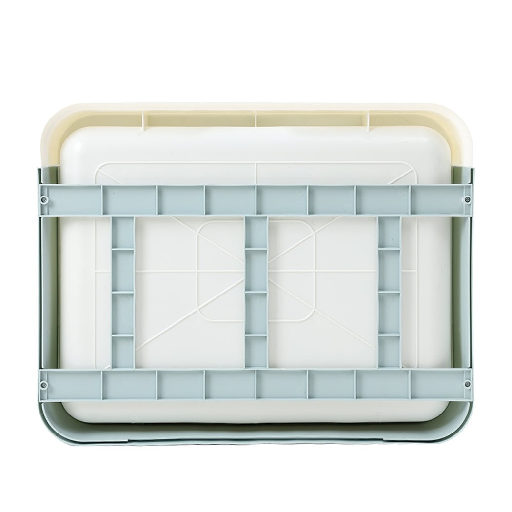Foldable Enclosed Cat Litter Box with Scoop - Blue - Rivercity House & Home Co. (ABN 18 642 972 209) - Affordable Modern Furniture Australia
