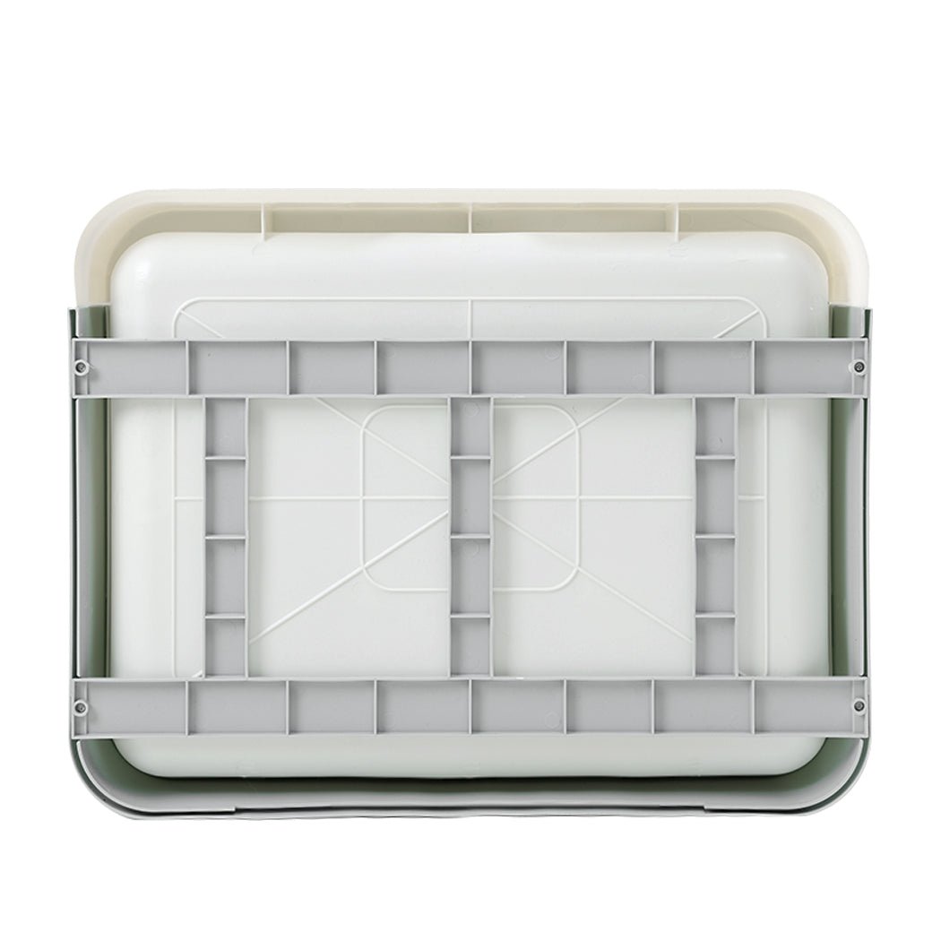 Foldable Enclosed Cat Litter Box with Scoop - Grey - Rivercity House & Home Co. (ABN 18 642 972 209) - Affordable Modern Furniture Australia