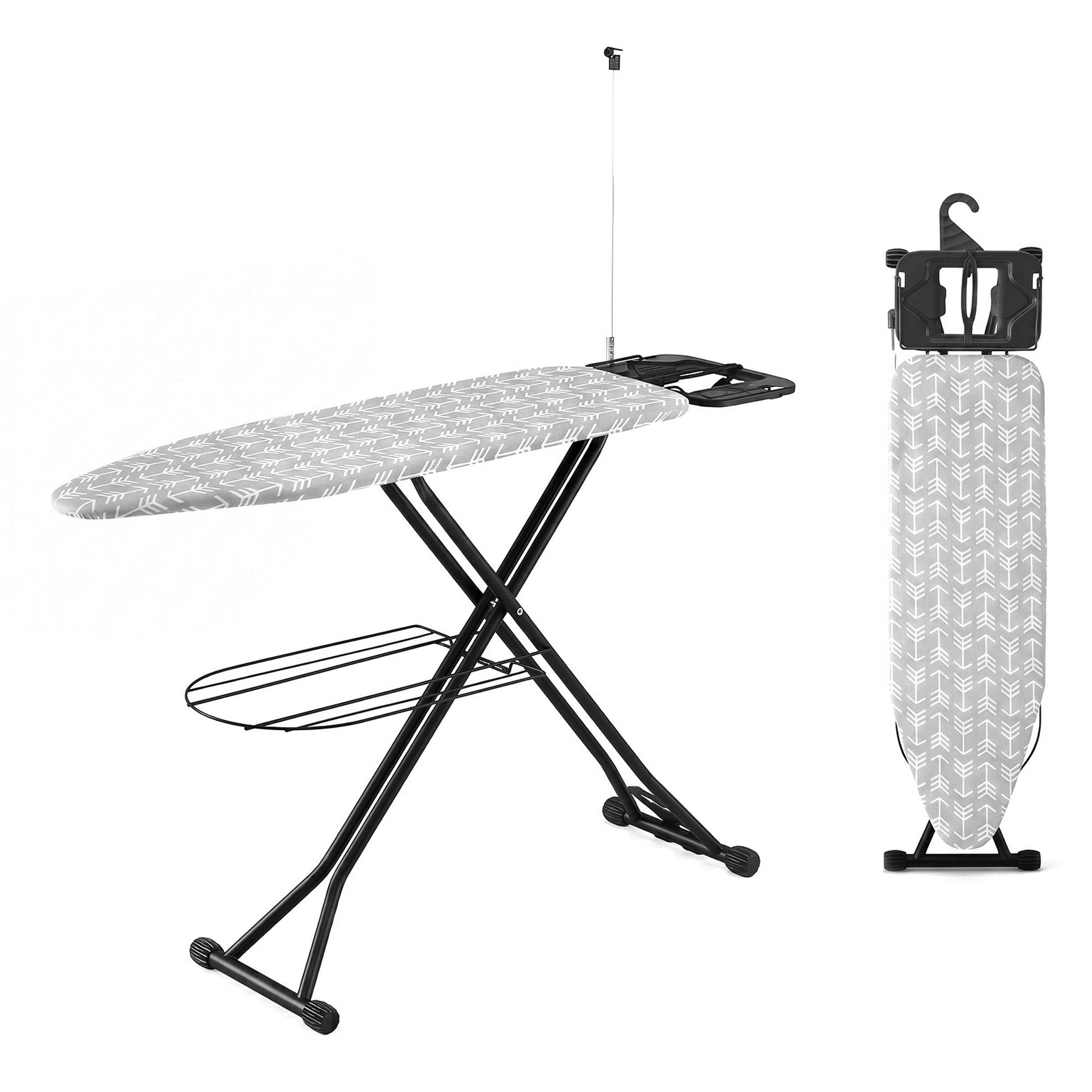 Foldable Ironing Board with Iron Rest Ironing Board for Laundry Room Arrow - Appliances > Washers, Dryers & Irons > Irons & Ironing Systems - Rivercity House & Home Co. (ABN 18 642 972 209) - Affordable Modern Furniture Australia