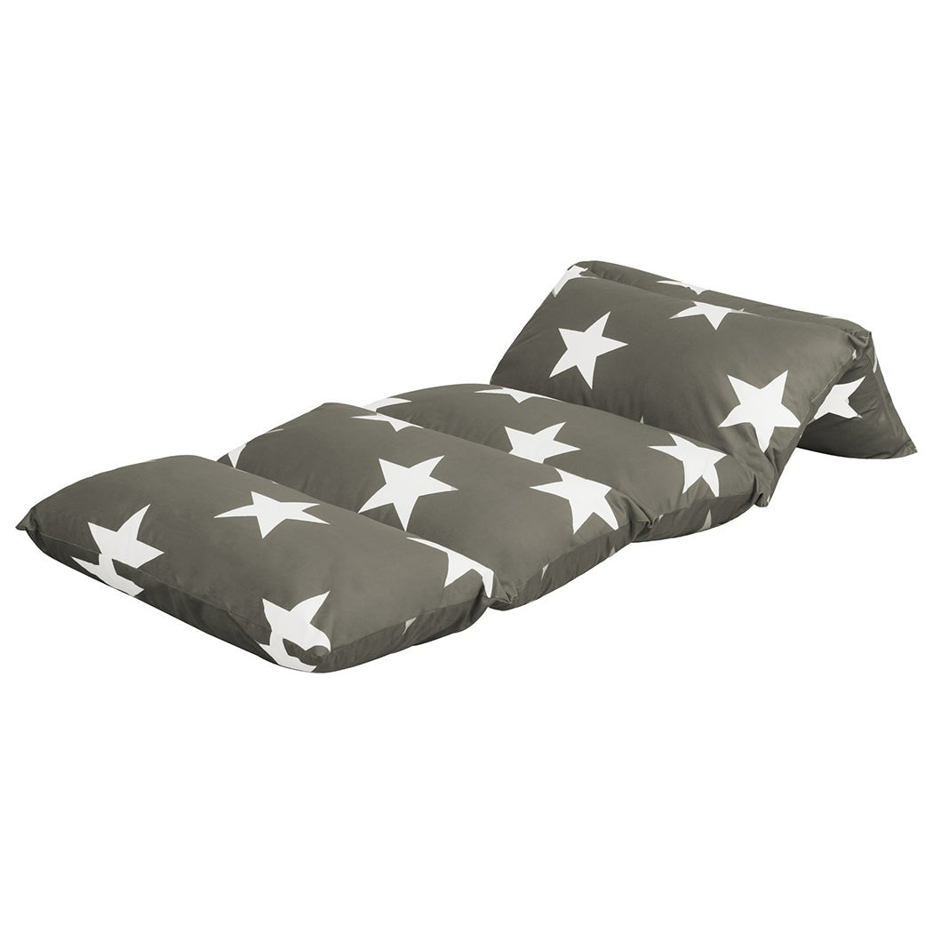 Foldable Large Kids Mattress Pillow - Dark Grey - Rivercity House & Home Co. (ABN 18 642 972 209) - Affordable Modern Furniture Australia