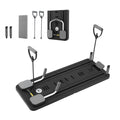 Foldable Pilates Reformer Board Multi-Functional Exercise Trainer - Black