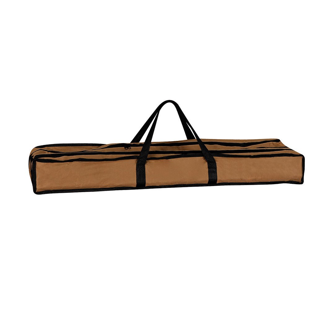 Foldable Roll - Up Camping Table with Carry Bag - Silver - Rivercity House & Home Co. (ABN 18 642 972 209) - Affordable Modern Furniture Australia