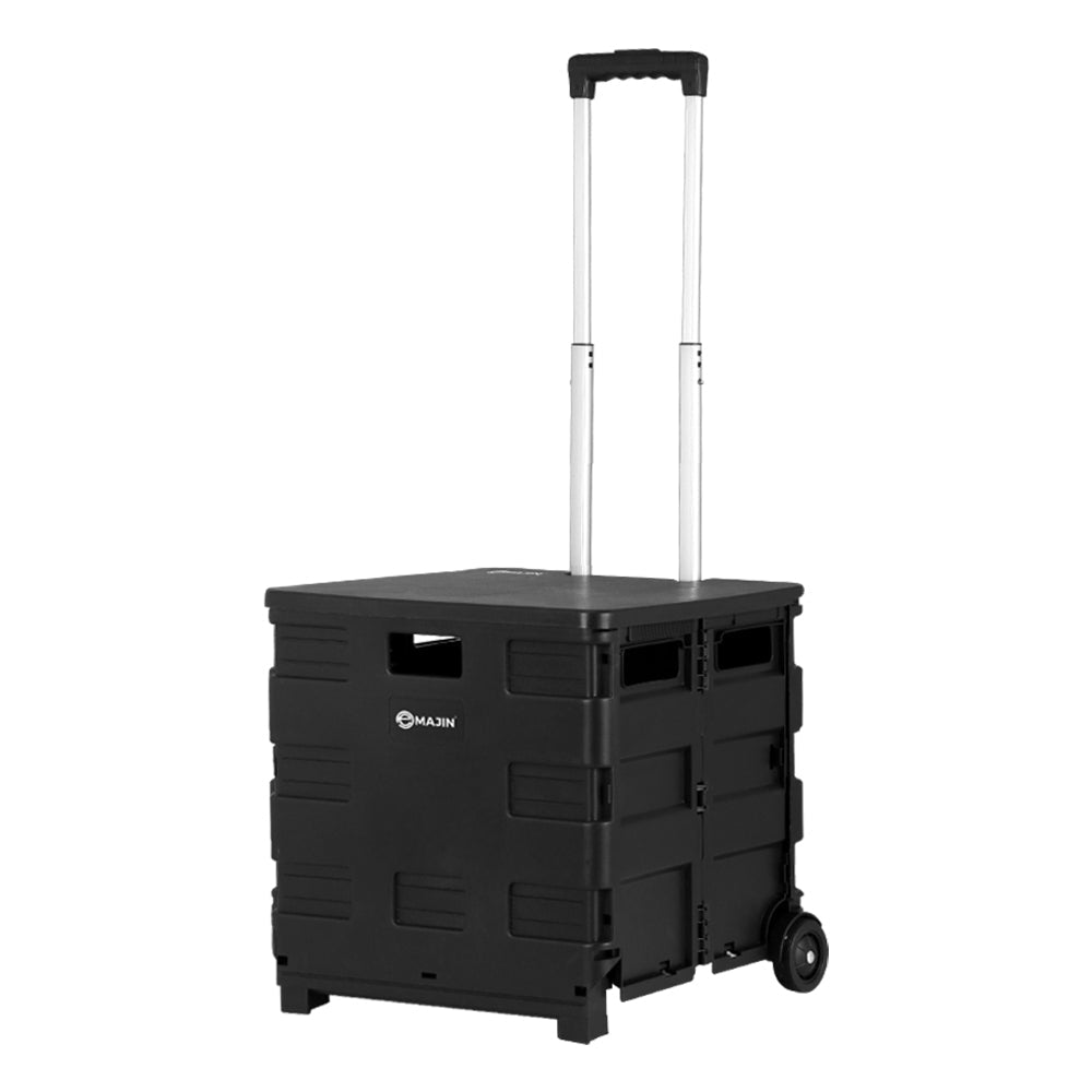 Foldable Shopping Cart Trolley Grocery Basket Rolling Wheel Portable 35KG - Furniture > Dining > Kitchen & Dining Trolleys - Rivercity House & Home Co. (ABN 18 642 972 209) - Affordable Modern Furniture Australia