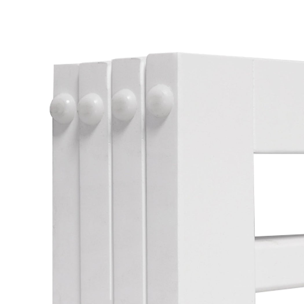 Foldable Wooden Pet Gate with Safety Fence - White - Rivercity House & Home Co. (ABN 18 642 972 209) - Affordable Modern Furniture Australia